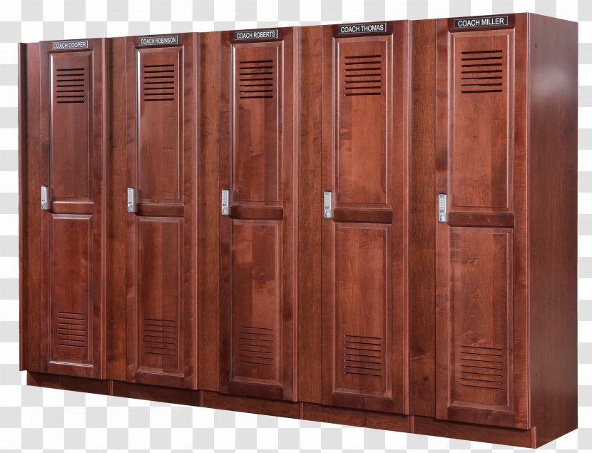 Locker Wood Furniture Door Armoires & Wardrobes - Garage Doors Transparent PNG