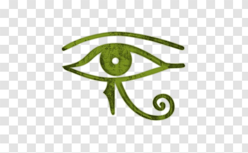 Ancient Egyptian Religion Eye Of Horus Ra - Green - Symbol Transparent PNG