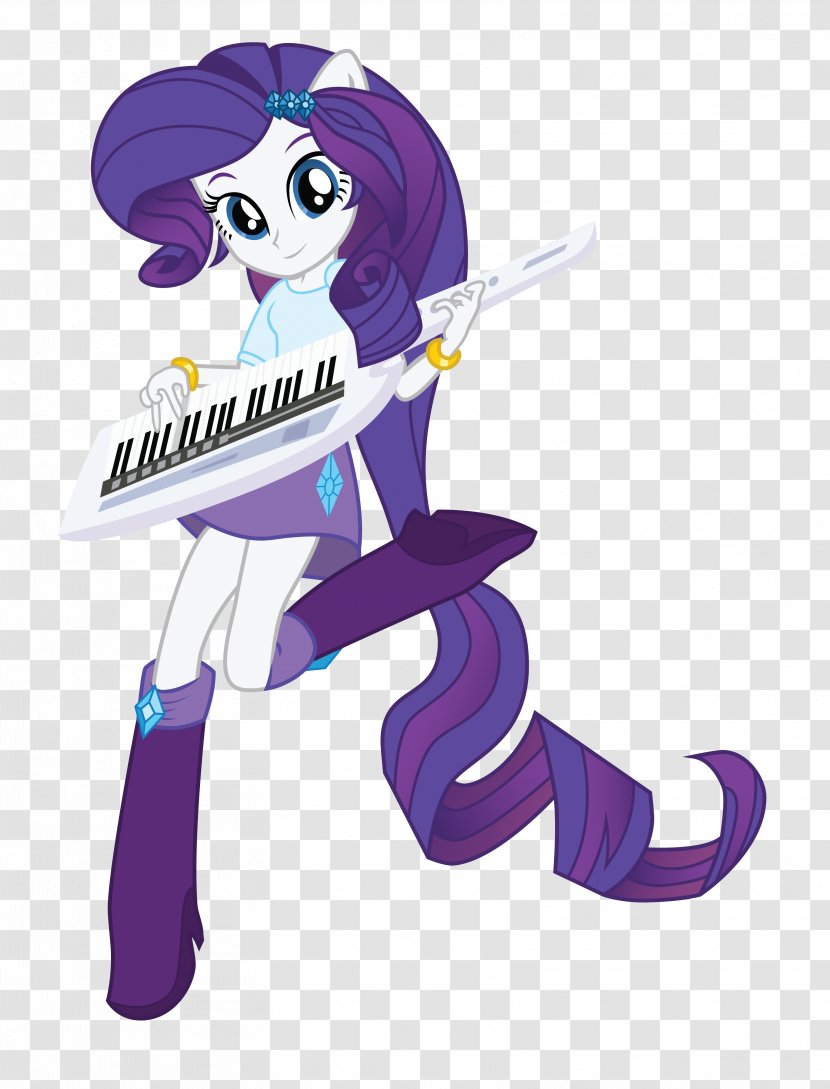 Rarity Twilight Sparkle Rainbow Dash Pony Ekvestrio - Purple Transparent PNG
