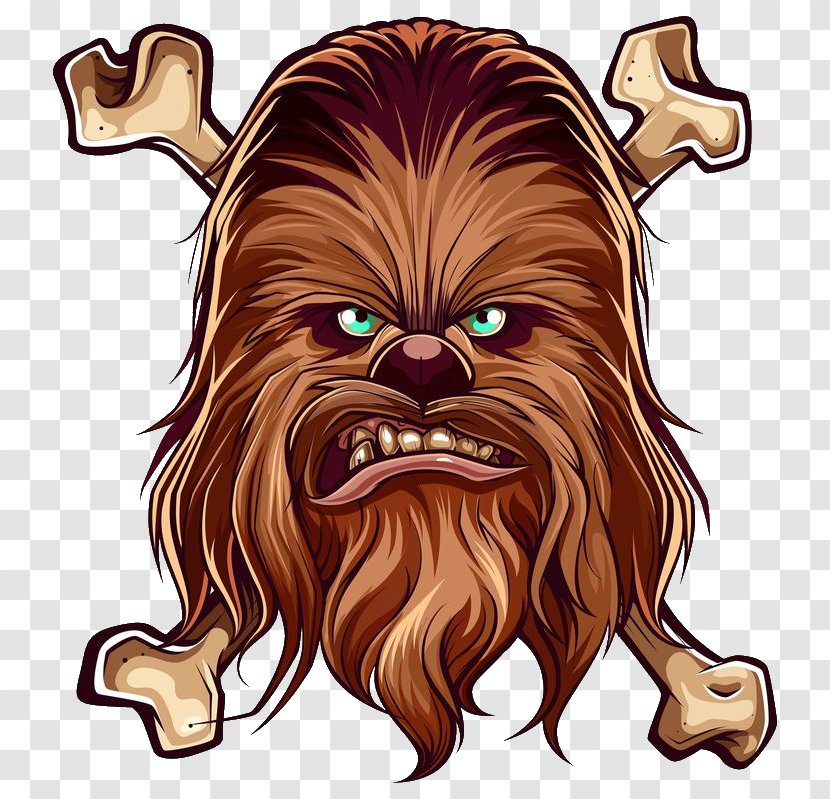 Chewbacca Princess Leia Vector Graphics Clip Art Han Solo - Ewok - Star Wars Clipart Transparent PNG