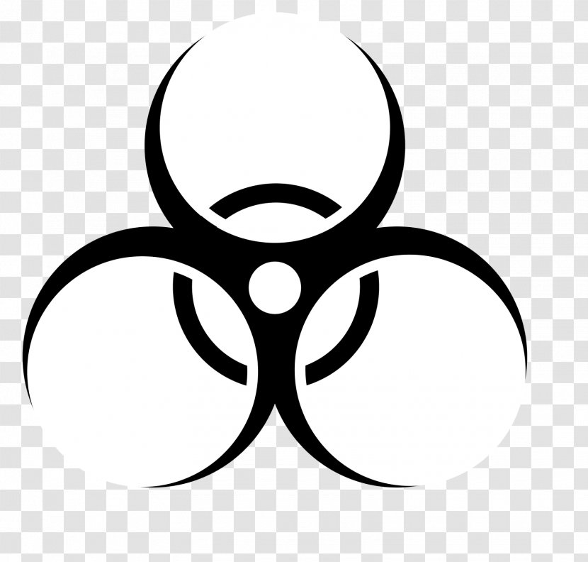 Biological Hazard Symbol Clip Art - Symmetry - Fearless Cliparts Transparent PNG