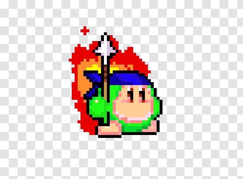 Pixel Art Waddle Dee Clip Kirby 64: The Crystal Shards - Flame Transparent PNG