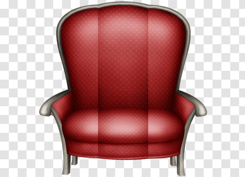 Club Chair Couch Clip Art - Cartoon Transparent PNG