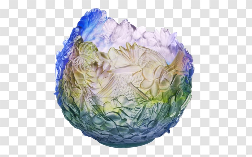 Vase Daum Floral Design Plate Flower - Cut Flowers - Fantasy Garden Transparent PNG