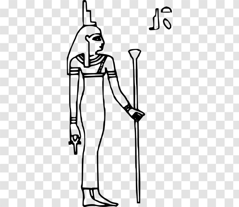 Ancient Egyptian Deities Isis Religion Goddess - Human Body Transparent PNG