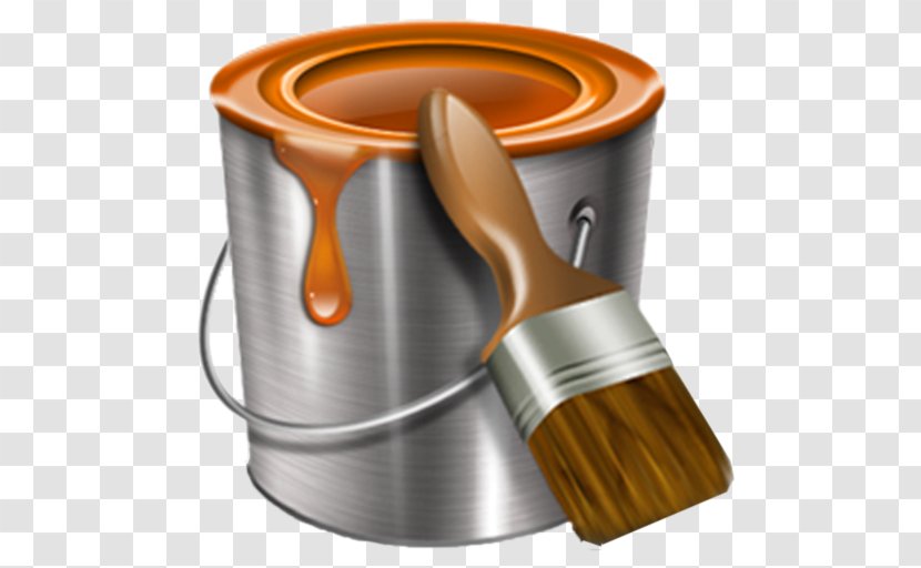 Painting Brush Vector Graphics Bucket - Kettle Transparent PNG