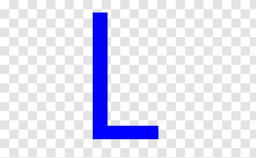 Letter Blue Alphabet - Text - L Icons No Attribution Transparent PNG