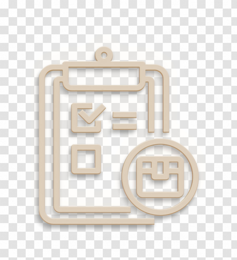 Delivery Icon Order Icon Packing List Icon Transparent PNG