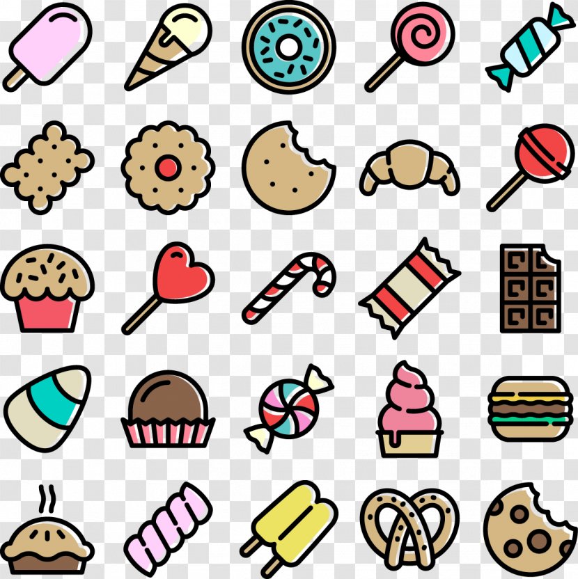 Lollipop Candy Icon - 20 Models Exquisite Sweets Vector Material Transparent PNG