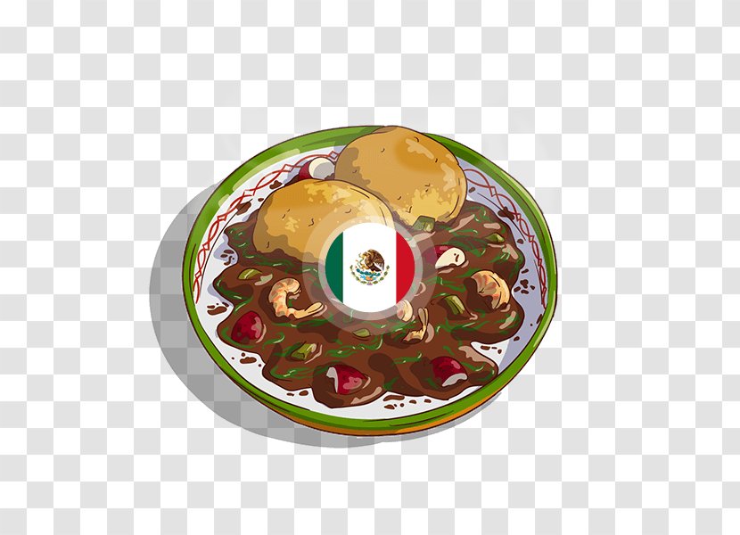 Romeritos Mole Sauce Mexican Cuisine Mexico Food - Dishware - Herb Transparent PNG