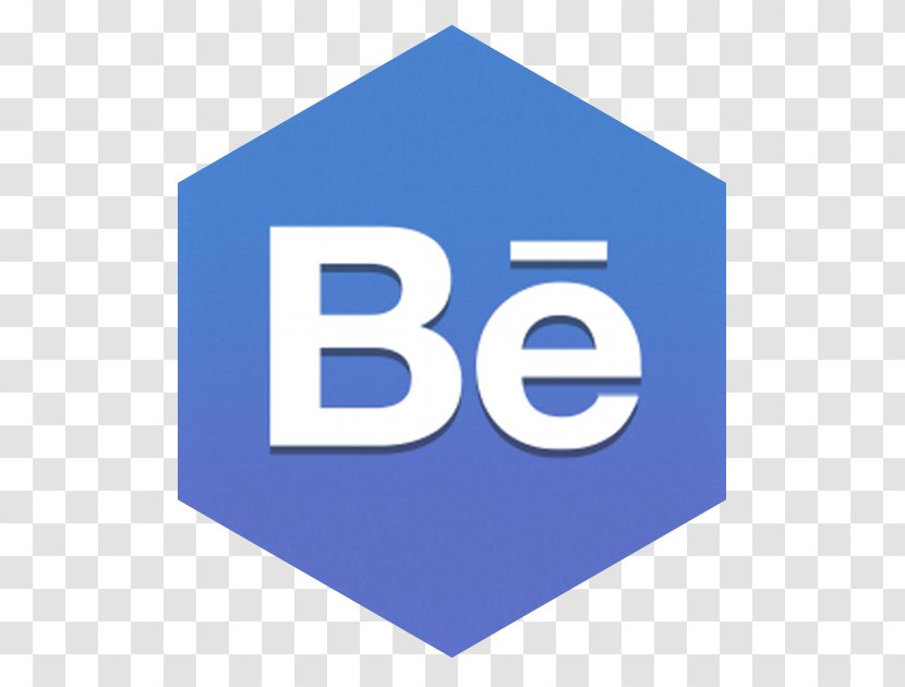 Behance Graphic Design Logo Social Media - Blue Transparent PNG