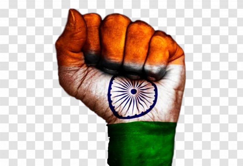 India Independence Day Republic - Flag - Finger Glove Transparent PNG