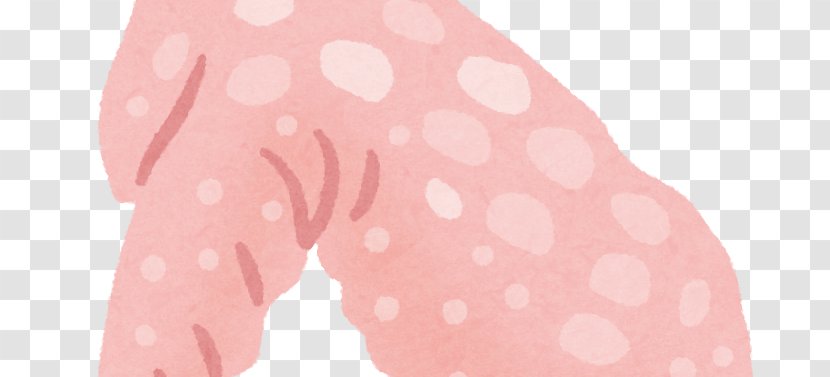 Polka Dot Shoulder Sleeve Pink M RTV - Neck - Chicken Meat Transparent PNG