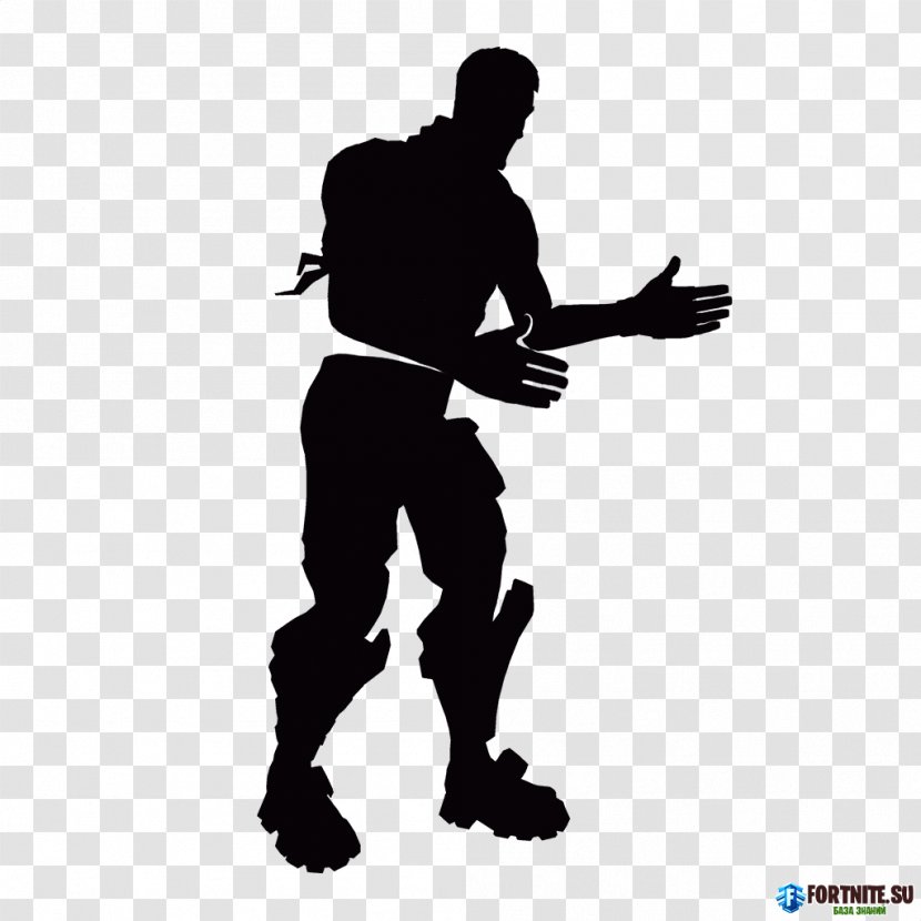 T-shirt Hoodie Fortnite Floss Silhouette - Tshirt Transparent PNG