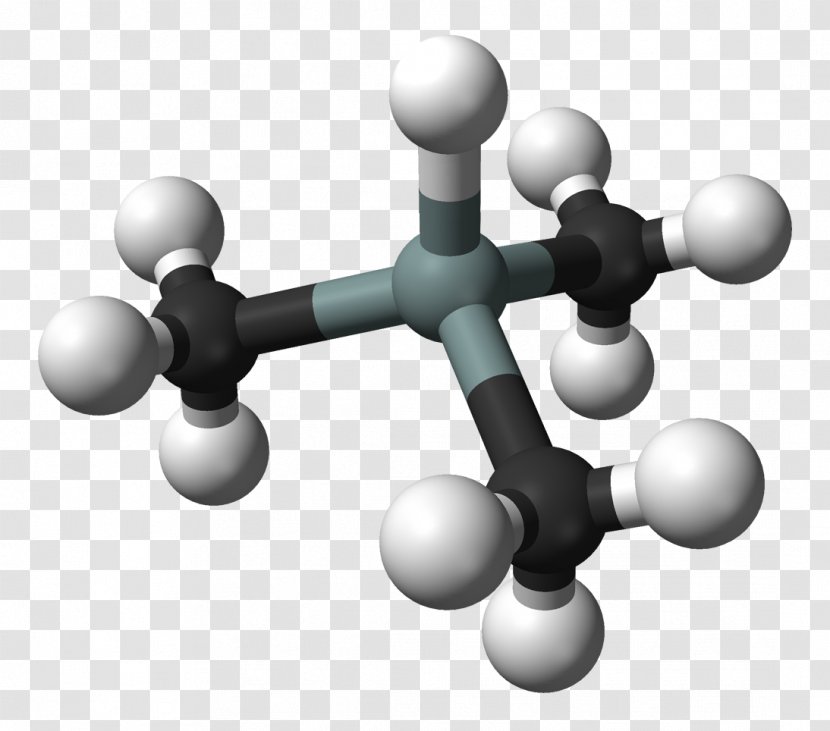 Trimethylsilane Chemical Compound Methyl Group Chemistry Butyl - Molecule - Sabbia Transparent PNG