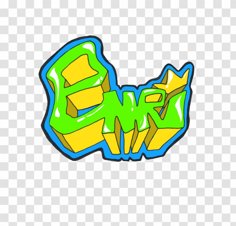 Cartoon Logo Clip Art - Green - Graffiti Transparent PNG