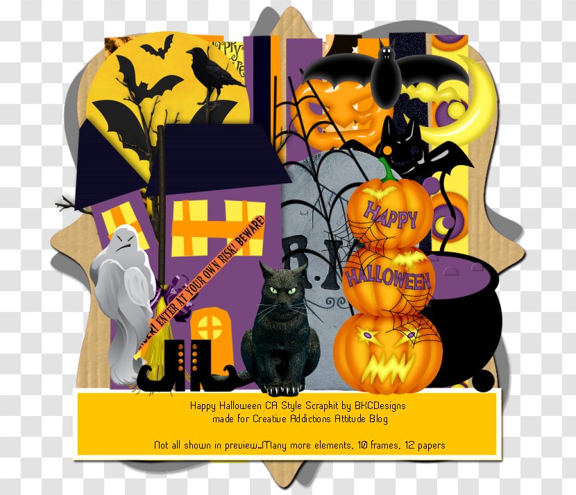 Pumpkin Graphic Design Halloween - Orange - Creative Download Transparent PNG