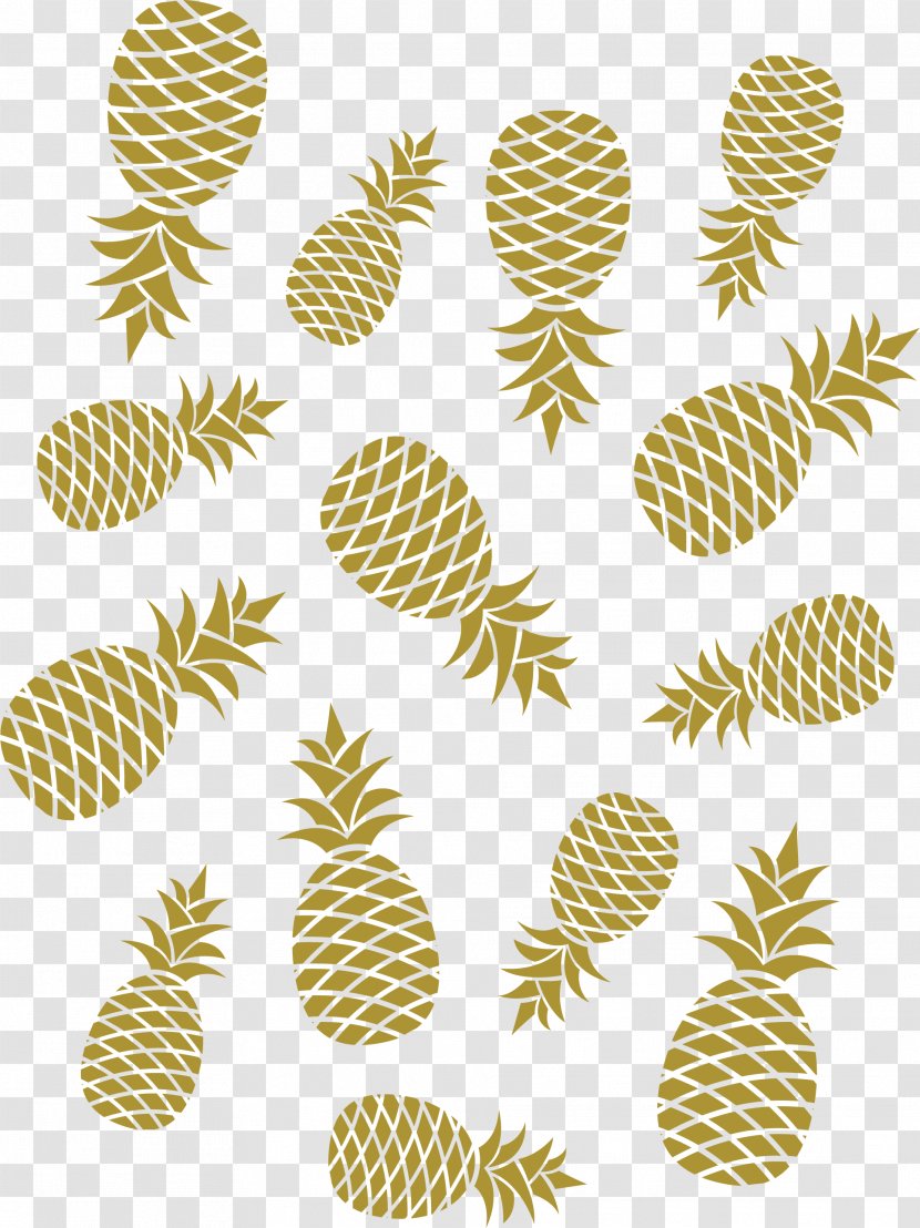 Juice Pineapple - Commodity - Golden Pattern Transparent PNG