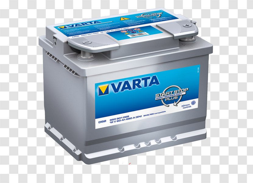 Battery Charger VARTA VRLA Automotive Rechargeable - Technology - Start Stop Transparent PNG
