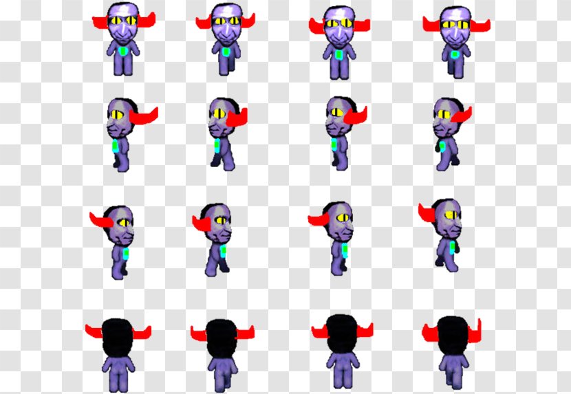Ao Oni Sprite Pixel Art - Isometric Projection Transparent PNG