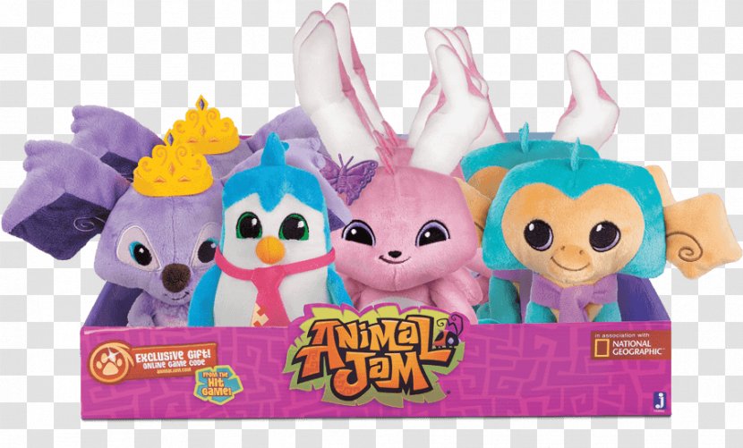 Plush National Geographic Animal Jam Stuffed Animals & Cuddly Toys Rabbit - Textile - Toy Transparent PNG