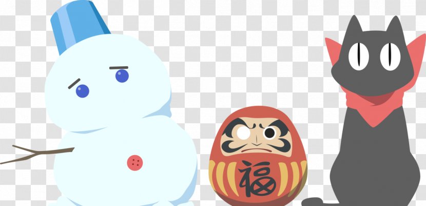 Nichijou Daruma Doll Minimalism Snowman Desktop Wallpaper - John Adams Transparent PNG
