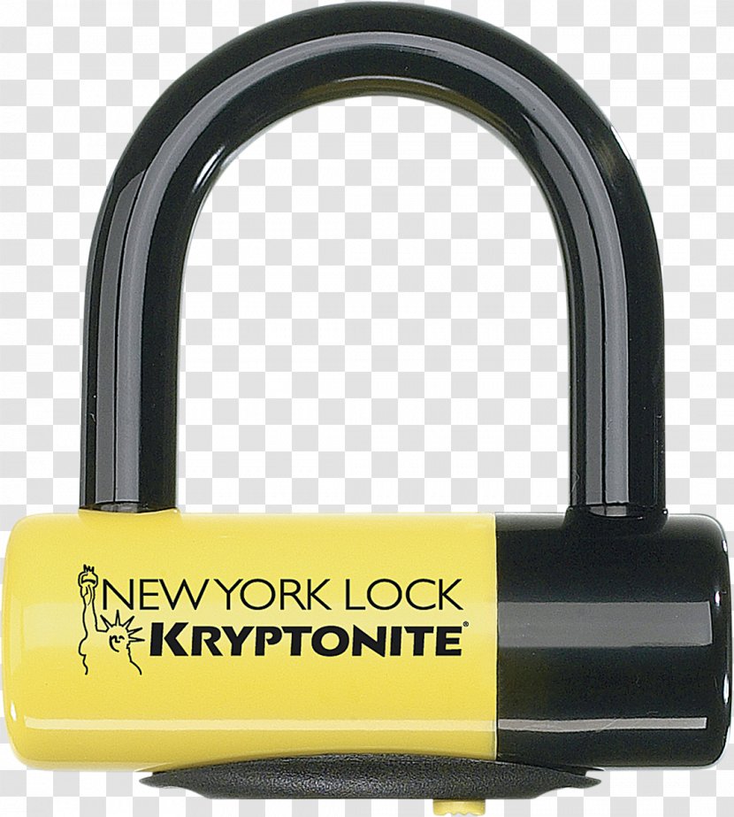 New York City Disc-lock Bicycle Lock Kryptonite Transparent PNG