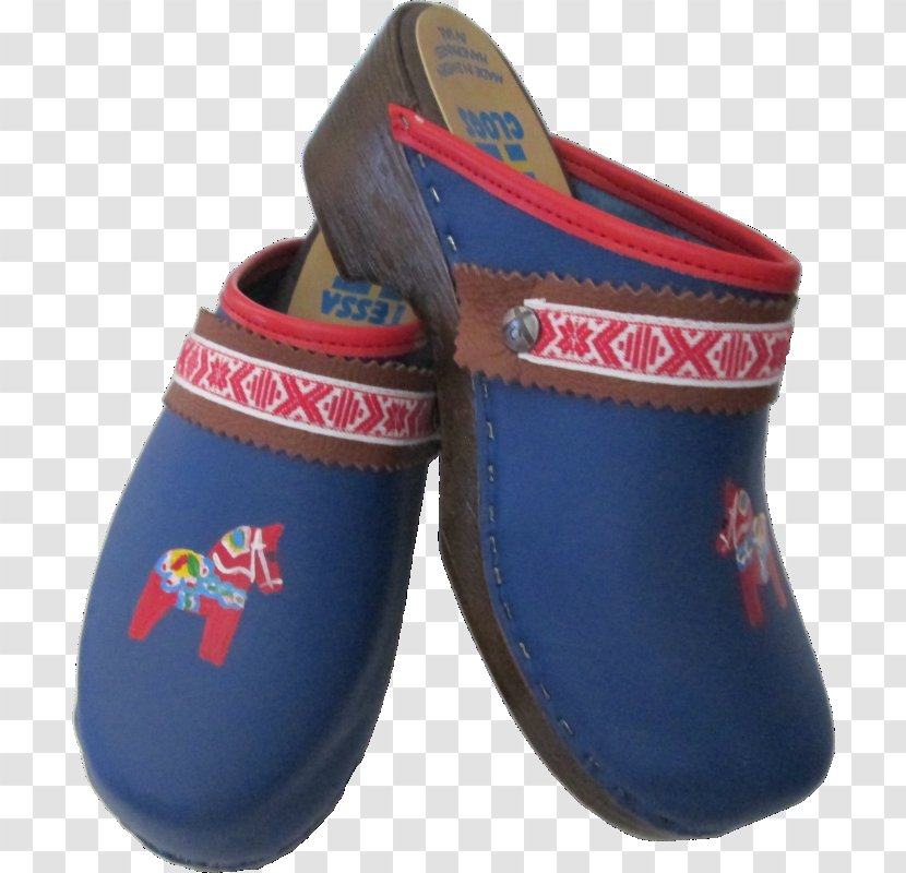 Shoe Royal Blue Swedish Clog Cabin - Tessa Clogs SlipperJewelry Handpainted Pictures Transparent PNG