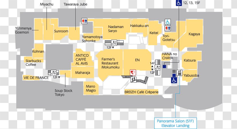 Floor Plan Nagoya Station JR Central Office Tower - Text - Park Transparent PNG