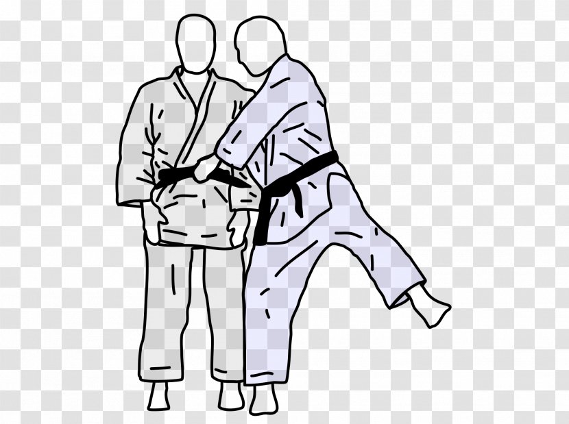 Drawing Koshiki-no-kata Clip Art - Area - Judo Transparent PNG