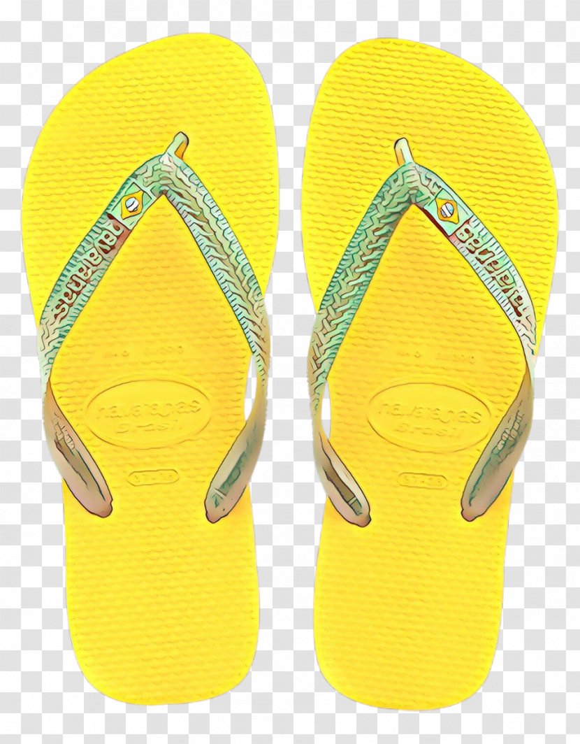 Yellow Background - Sandal - Slipper Transparent PNG