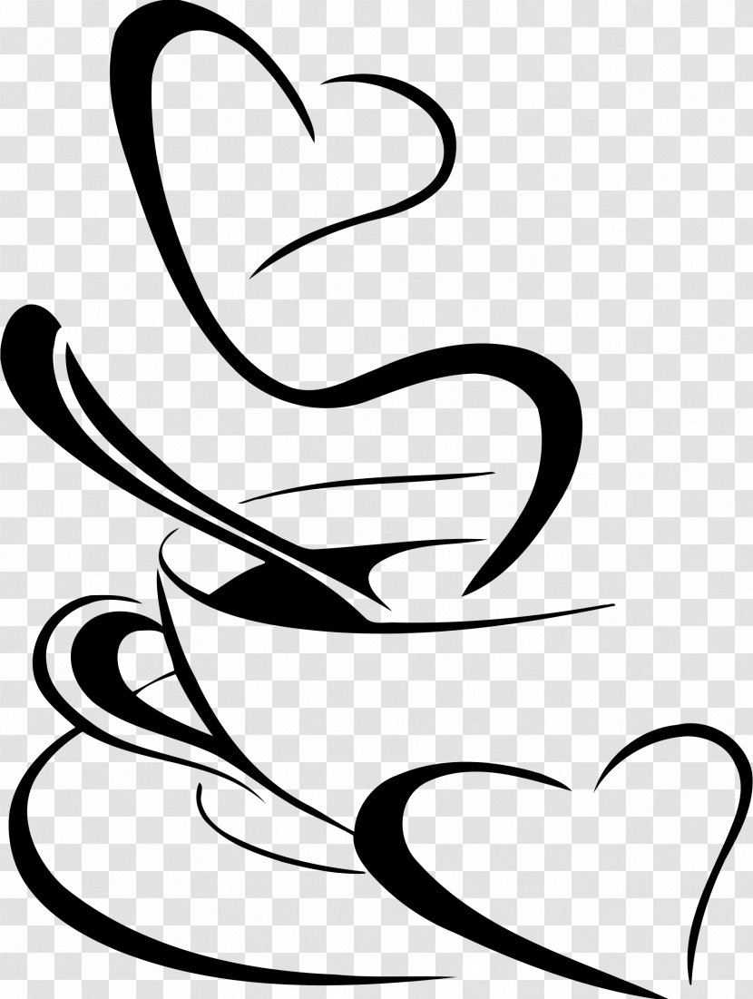 Coffee Cup Espresso Cafe - Heart - Teacup Transparent PNG