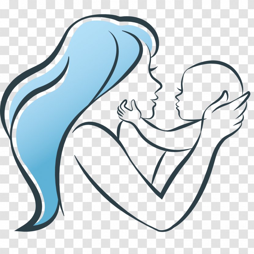 Baby Food Infant Mother Child - Heart - Maternal And Painting Illustration Transparent PNG