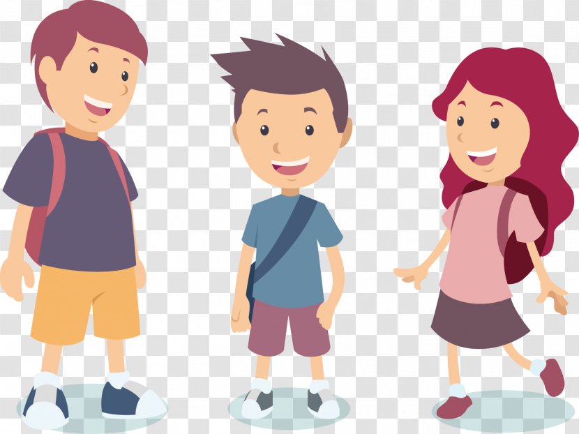Student Cartoon Drawing Sketch - Flower - Go To School With Children Transparent PNG