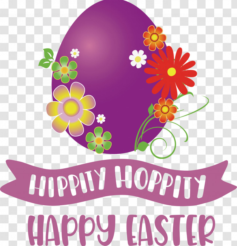 Hippity Hoppity Happy Easter Transparent PNG