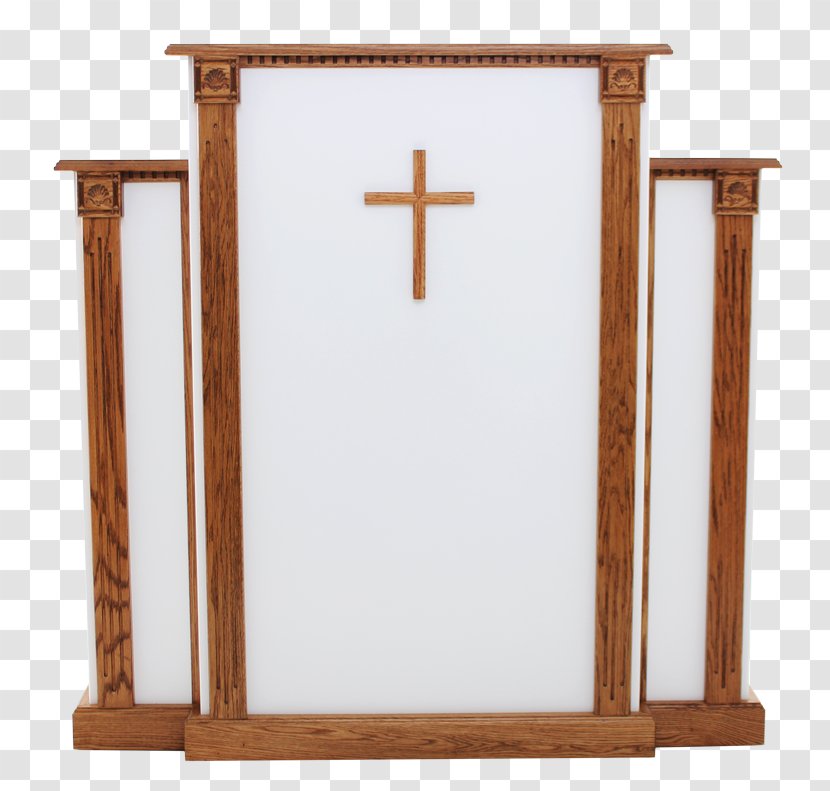 Pulpit Sermon Furniture Church Table - Altar Transparent PNG