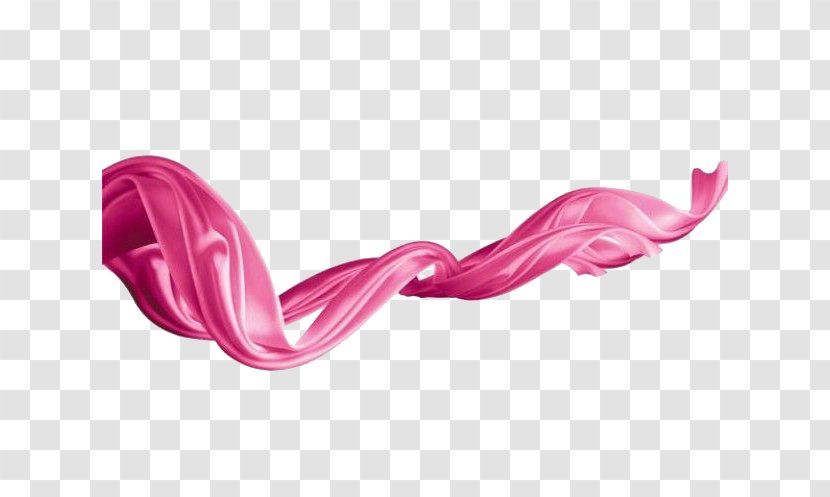 Ribbon Silk Clip Art - Pink - Satin Photos Transparent PNG