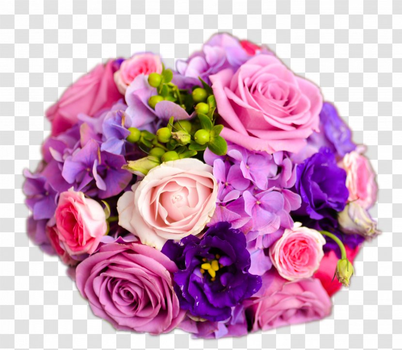 Flower Bouquet Wedding Florist Photography - A Of Bordered Purple Bride Transparent PNG