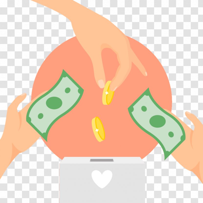 Donation Charitable Organization Fundraising Aid Icon - Finger - Donate Money To Show Love Transparent PNG