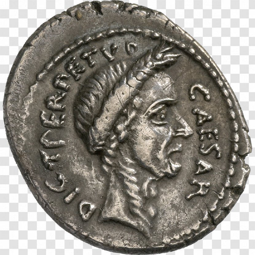 Roman Republic Caesar's Civil War Ancient Rome Dictator Perpetuo - Author - Coin Transparent PNG