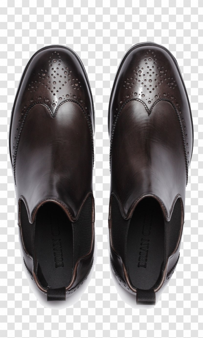 Shoe Designer Leather - Tidal - Bullock Carved Shoes Fashion Tide Transparent PNG