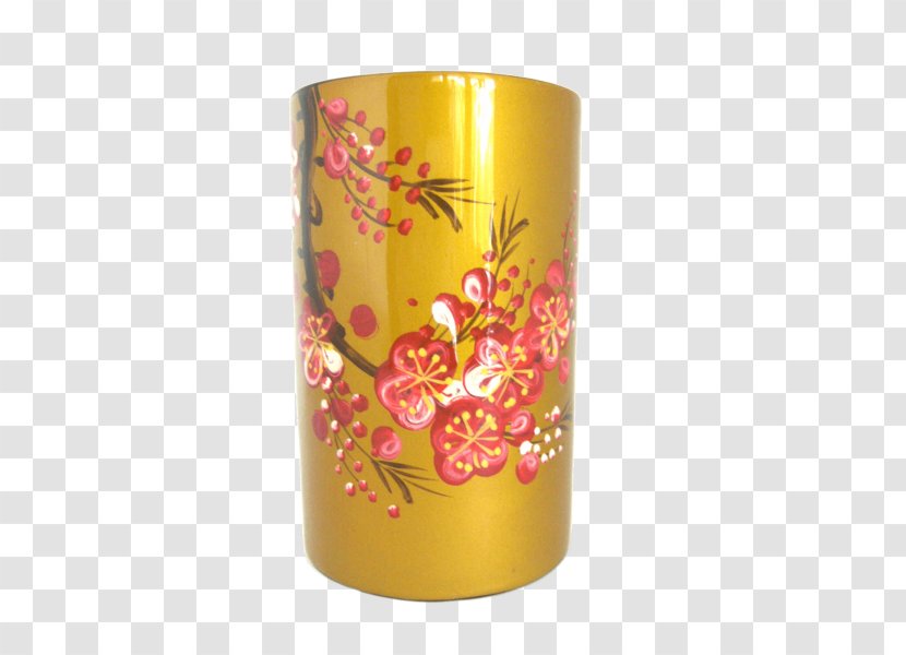 Vase Wood Lacquerware Sautoir Nacre - East Asian Cherry Transparent PNG