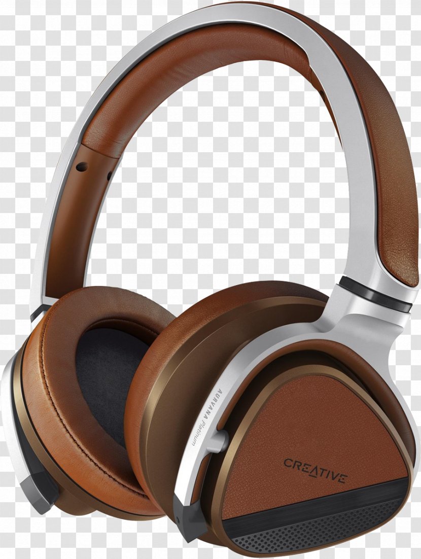 Headphones Audio Creative Aurvana Gold Écouteur Wireless - Sound - Platinum Transparent PNG
