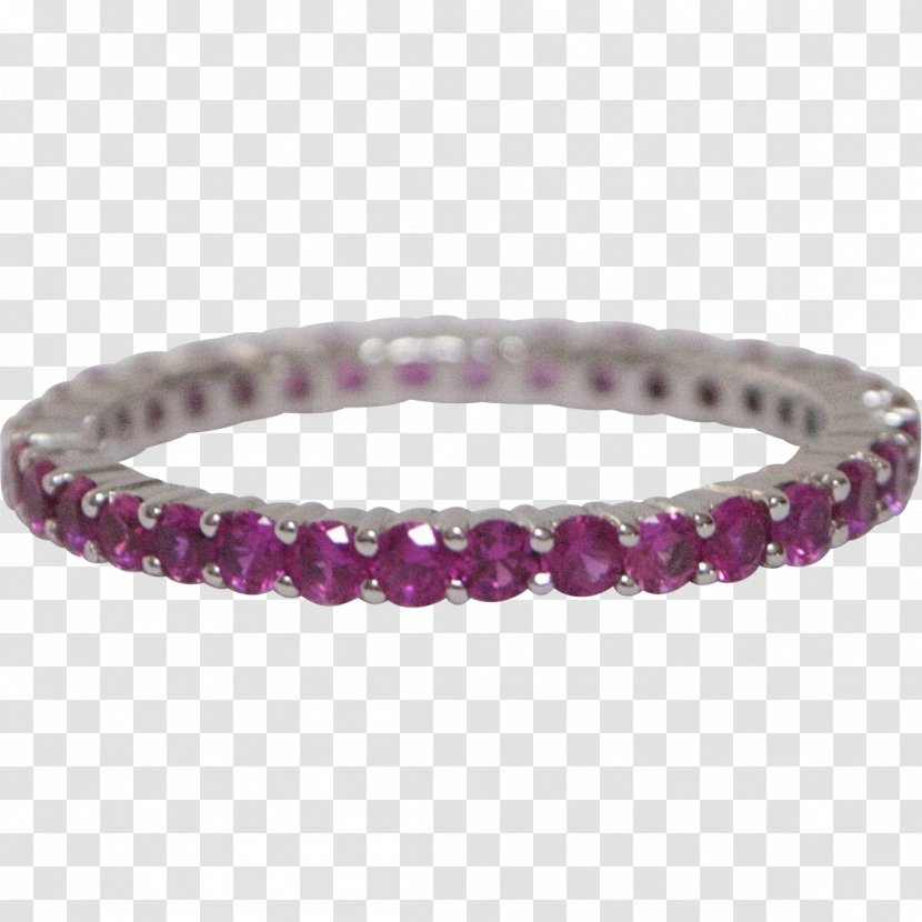 Jewellery Gemstone Amethyst Bangle Bracelet - Purple - Sapphire Transparent PNG