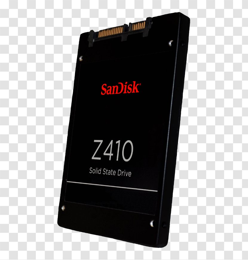 Laptop Solid-state Drive Serial ATA SanDisk SSD Plus - Hard Drives Transparent PNG