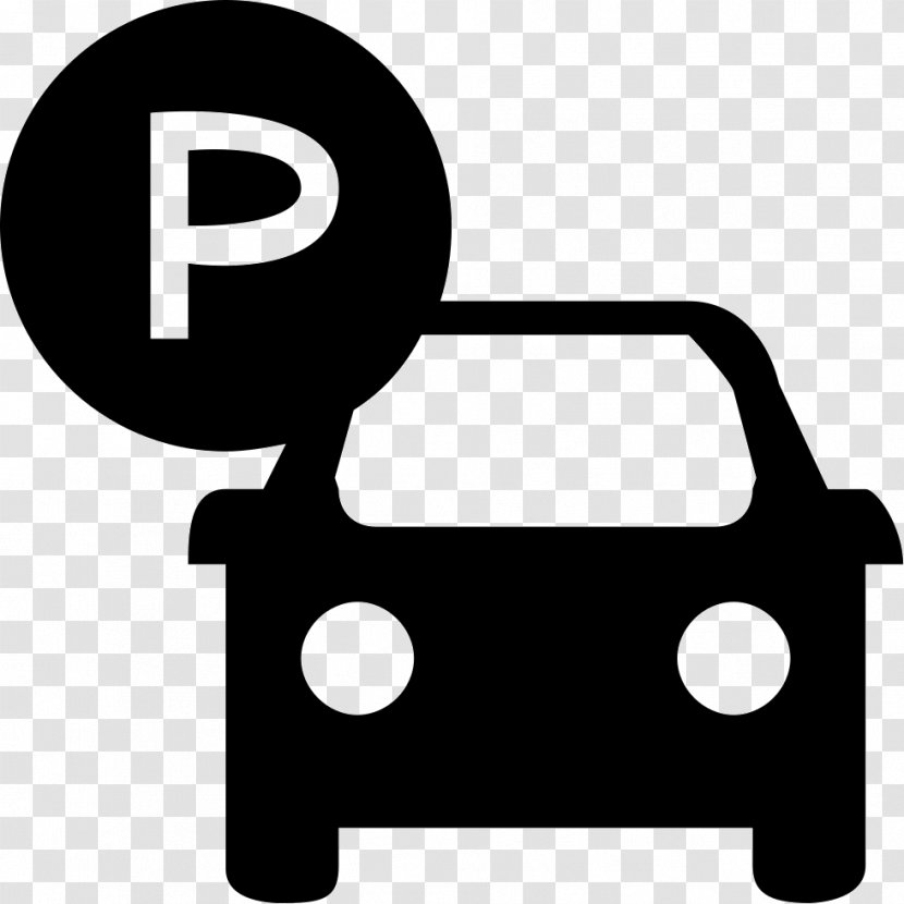 Parking Car Park Clip Art - Black - Logo Transparent PNG