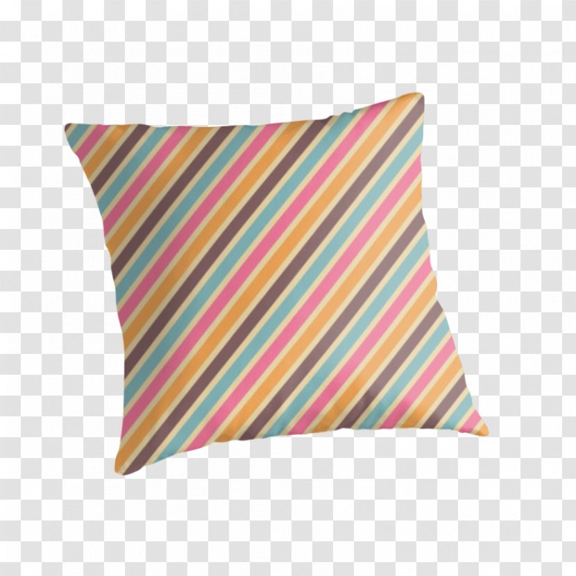 Throw Pillows Cushion - Textile - Striped Pattern Transparent PNG