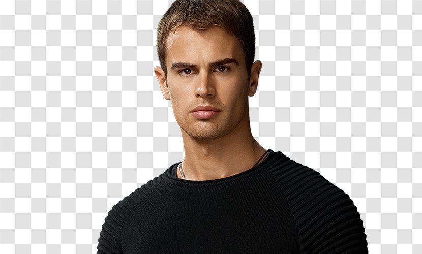 Theo James Four: A Divergent Collection Tobias Eaton Beatrice Prior - Cheek - Shoulder Transparent PNG