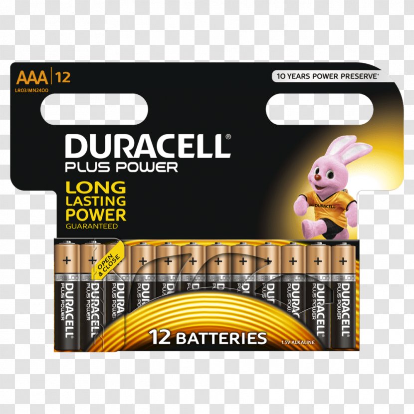 AAA Battery Alkaline Duracell Electric - Aa - Remote Controls Transparent PNG