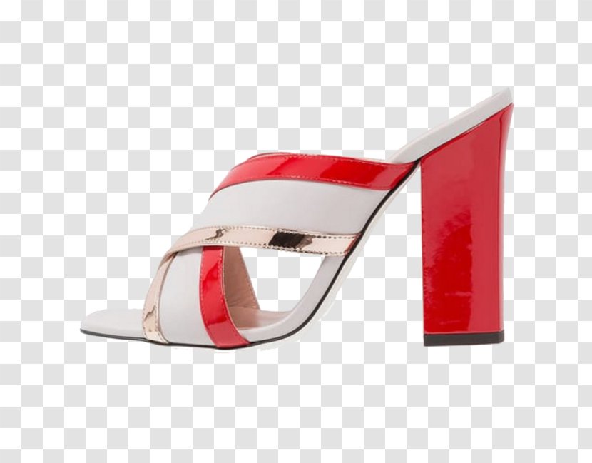Slipper Sandal High-heeled Shoe Sports Shoes - Footwear Transparent PNG
